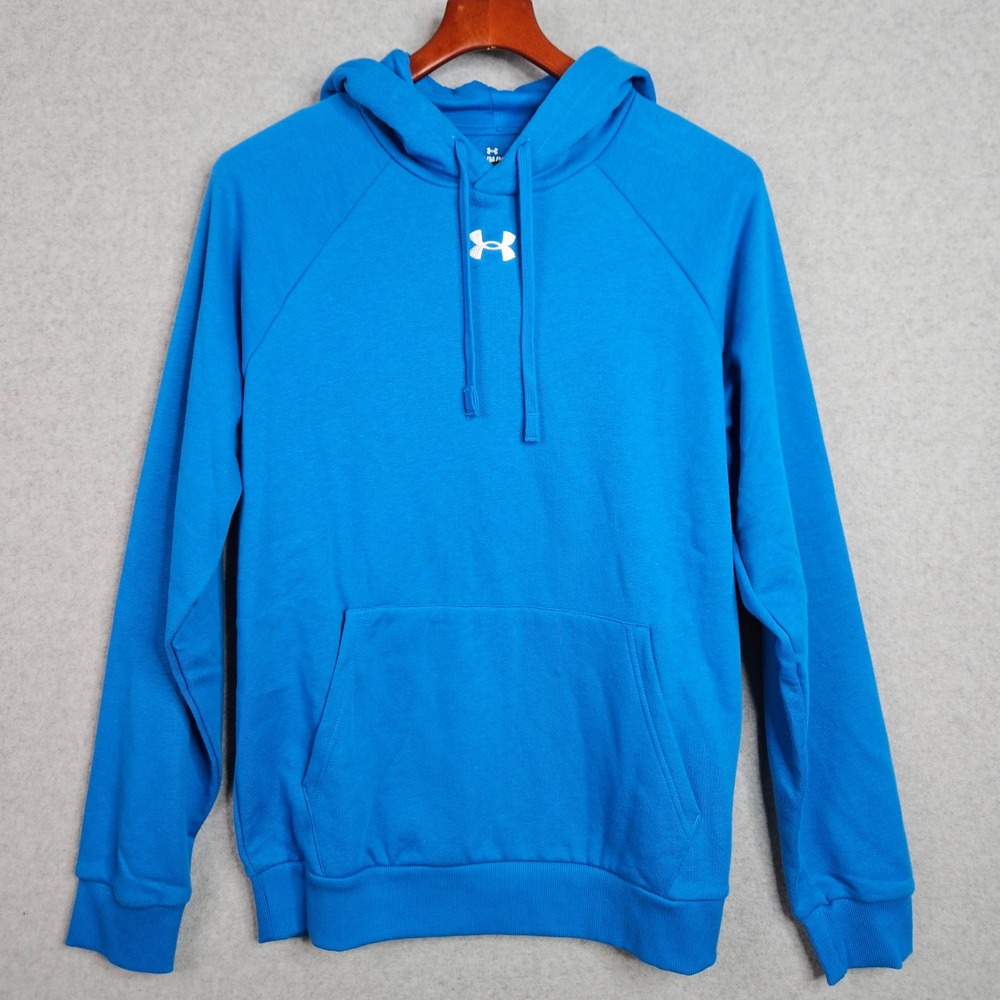 Under‎ Armour Rival Fleece Hoodie Blue Men's Size Med 1379757-406